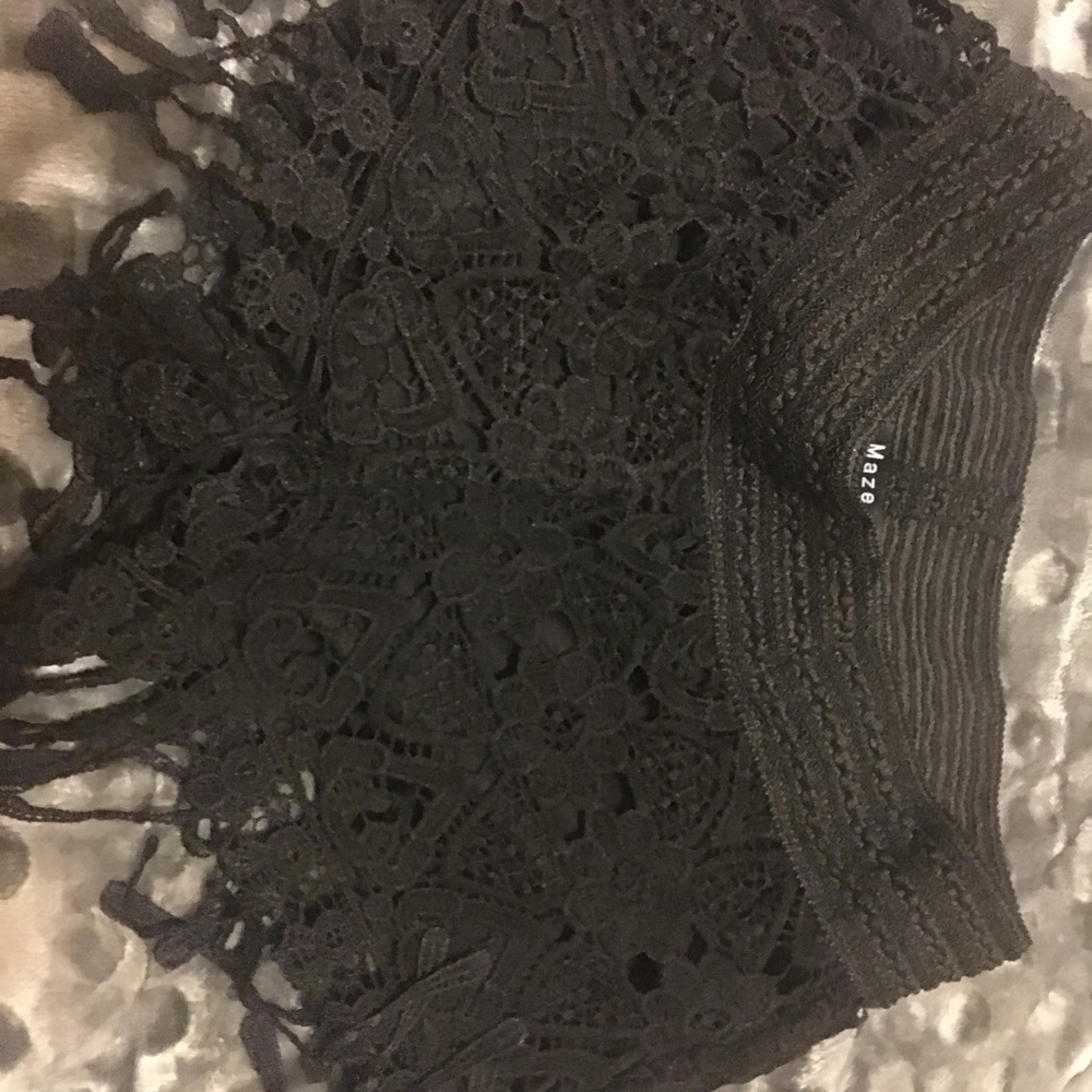 Crochet shorts